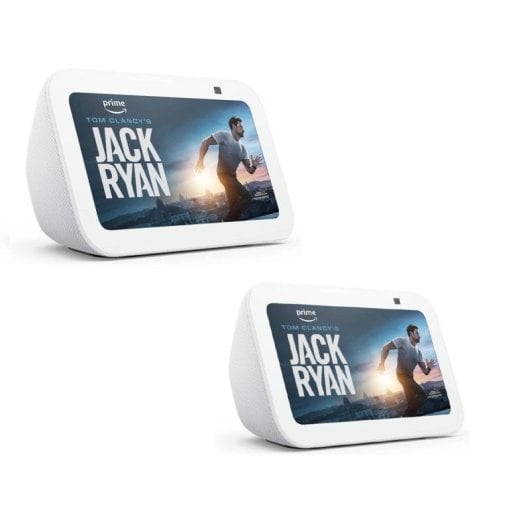 Amazon Echo Show 5 (3ª geração) Ecrã táctil inteligente com Alexa Branca - 2 unidades