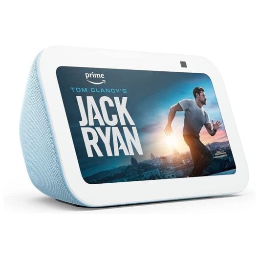 Amazon Echo Show 5 (3ª geração) com ecrã táctil e Alexa, azul acinzentado, 2 unidades.