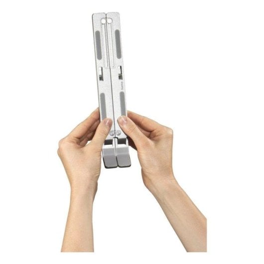 Support pour ordinateur portable Hama Aluminium inclinable 6 positions 10-15,6 pouces argent