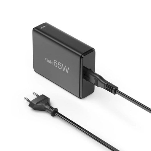 Cargador Hama 00201979 65W GaN Power Delivery 2xUSB-C 2xUSB-A Negro