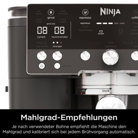 Cafetière expresso superautomatique Ninja ES601EUBK 2L 15 bars broyeur mousseur