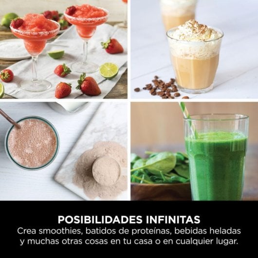 Licuadora Ninja Blast Portátil 0,53L 14,4W 6 Cuchillas USB-C Schwarz