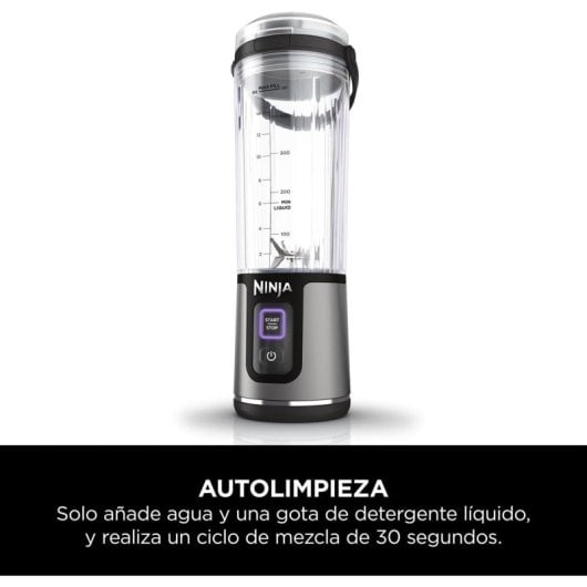 Licuadora Ninja Blast Portátil 0,53L 14,4W 6 Cuchillas USB-C Schwarz