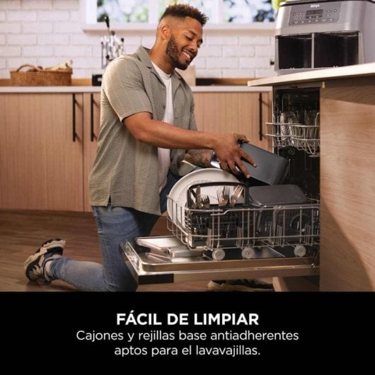 Freidora de aire Ninja DZ300EU 7,6 L 2400 W doble cajón y 6 programas