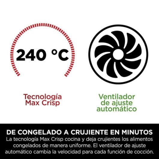 Freidora de aire Ninja DZ300EU 7,6 L 2400 W doble cajón y 6 programas