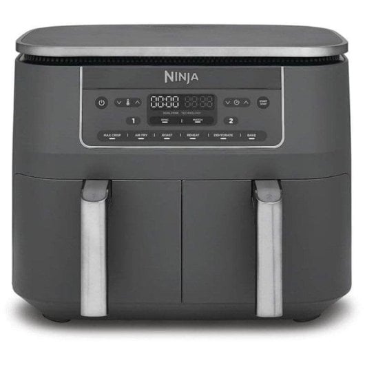 Fritadeira de Ar Ninja DZ300EU 7,6L 2400W Duplo Cesto 6 Programas Digital