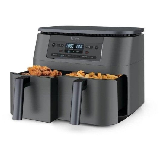 Friggitrice ad Aria Ninja DZ300EU Doppio Cestello 7,6 L 6 Programmi