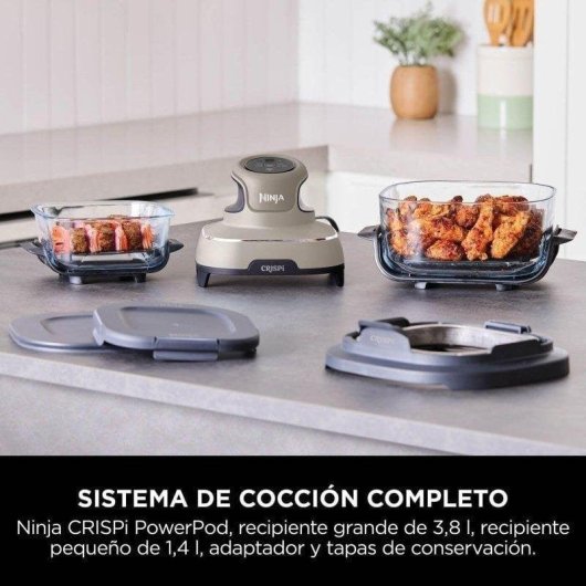 Freidora de Aire Ninja FN101EUST 3,8L 1700W Cristal Portátil