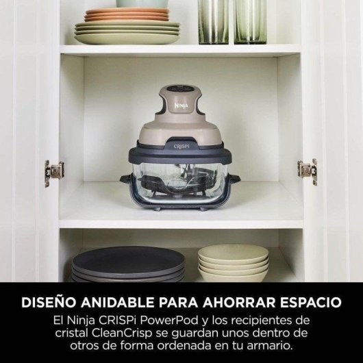 Freidora de Aire Ninja FN101EUST 3,8L 1700W Cristal Portátil