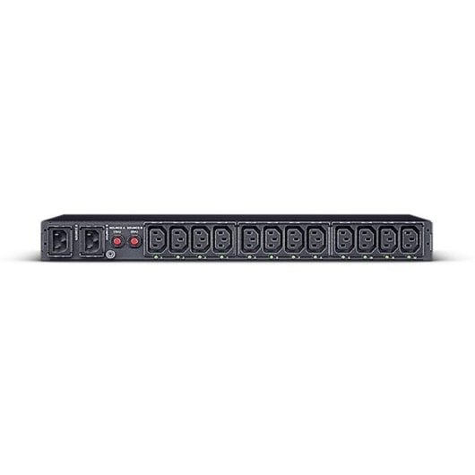 Steckdosenleiste CyberPower PDU44004 12 Steckplätze LCD ATS gesteuert Rack 1U
