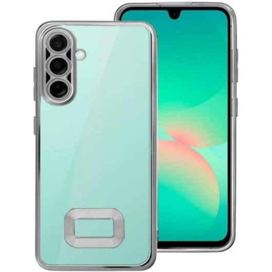 Funda para móvil Cool Borde Metalizado Transparente A prueba de golpes para Samsung Galaxy A26 5G / A17 5G