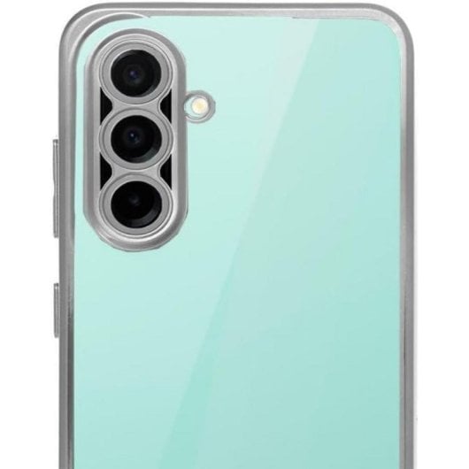 Funda para móvil Cool Borde Metalizado Transparente A prueba de golpes para Samsung Galaxy A26 5G / A17 5G