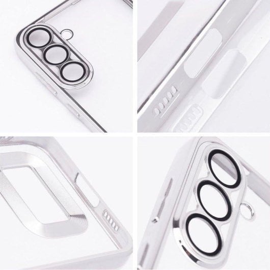 Funda para móvil Cool Borde Metalizado Transparente A prueba de golpes para Samsung Galaxy A26 5G / A17 5G