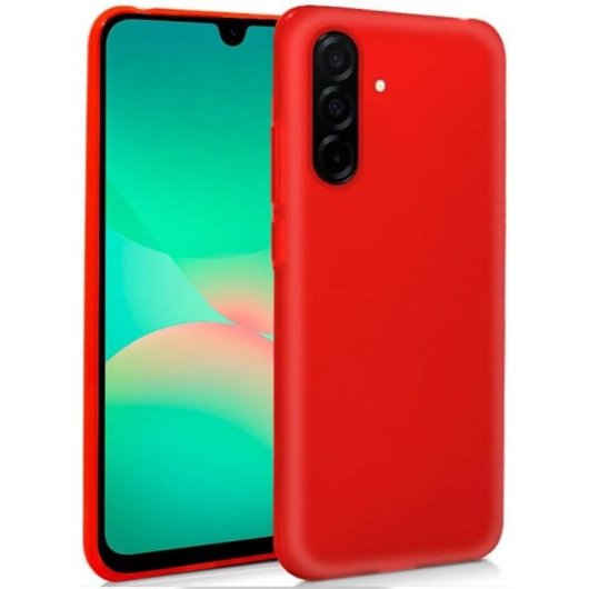 Cool rode siliconen schokbestendige hoes voor Galaxy A26 5G/A17 4G/A17 5G/A18