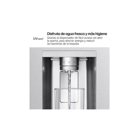 Frigorífico Americano LG GSLE91MBAB No Frost 179cm 623L B Inox WiFi DoorCooling+