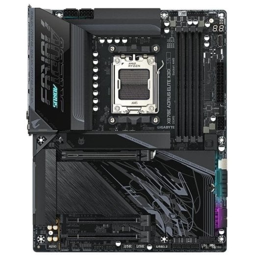 Placa Base Gigabyte X870E AORUS ELITE X3D X870E AM5 DDR5 ATX WiFi 7 USB4 PCIe 5.0 RGB