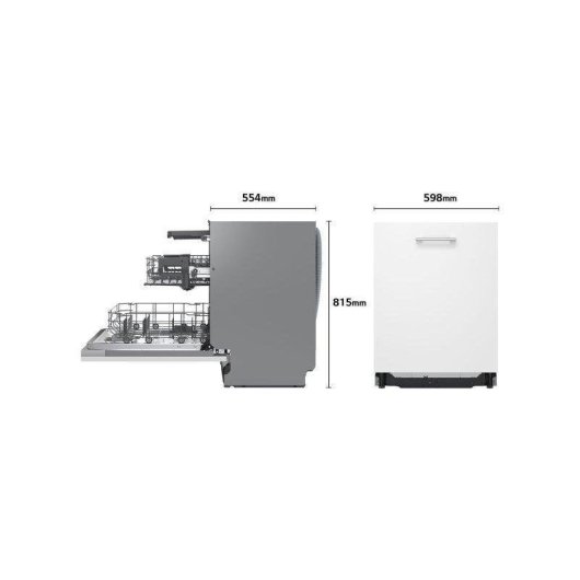 Lavavajillas LG Quadwash Integrable 14 Servicios Clase A con Easy Rack Plus y ThinQ