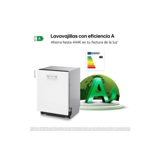 Lavavajillas LG Quadwash Steam Integrable Eficiencia A Vapor Tercera Bandeja