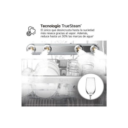 Lavavajillas LG Quadwash Steam Tercera Bandeja A Vapor y Easy Rack Plus