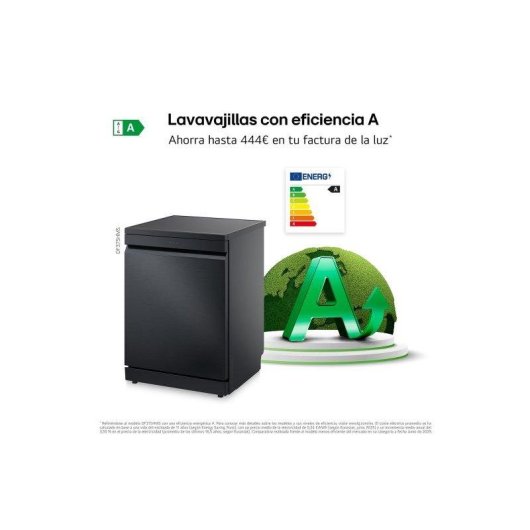 Lavavajillas LG Quadwash Steam 14 Servicios A con vapor y tercera bandeja