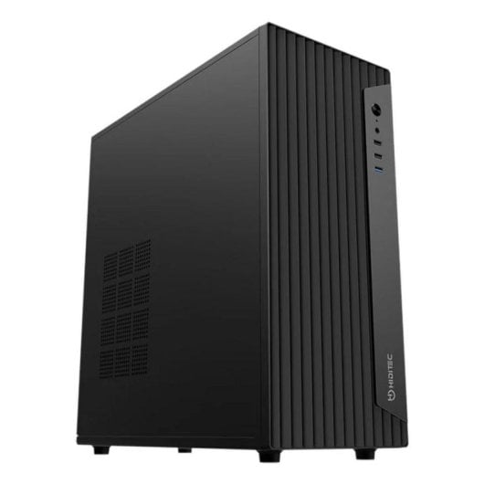 Computer-Gehäuse Hiditec Blok Midi Tower Schwarz ATX 4x120mm Lüfterfilter