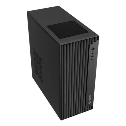 Computer-Gehäuse Hiditec Blok Midi Tower Schwarz ATX 4x120mm Lüfterfilter
