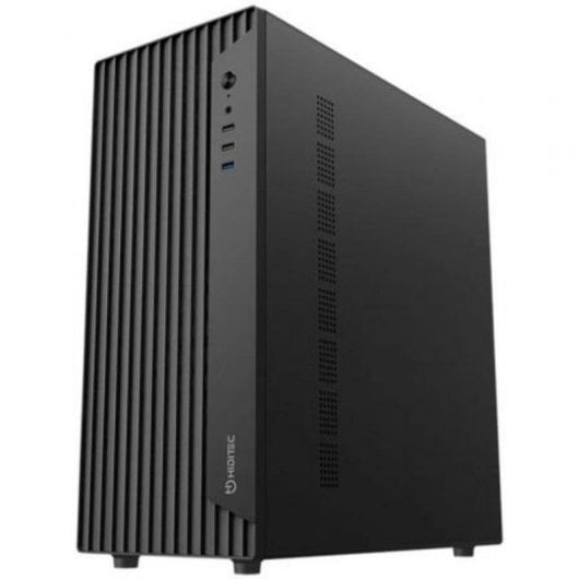 Computer-Gehäuse Hiditec Blok Midi Tower Schwarz ATX 4x120mm Lüfterfilter