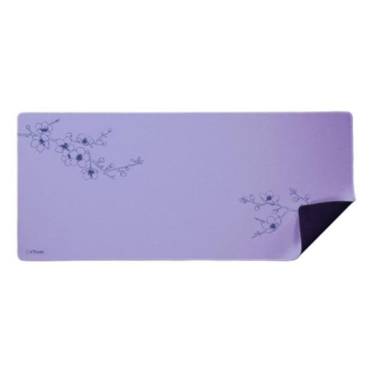 Alfombrinha Trust GXT 759 XXL Gaming Base Antiderrapante Design Azul/Púrpura 900x400 mm