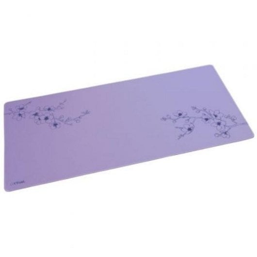 Alfombrinha Trust GXT 759 XXL Gaming Base Antiderrapante Design Azul/Púrpura 900x400 mm