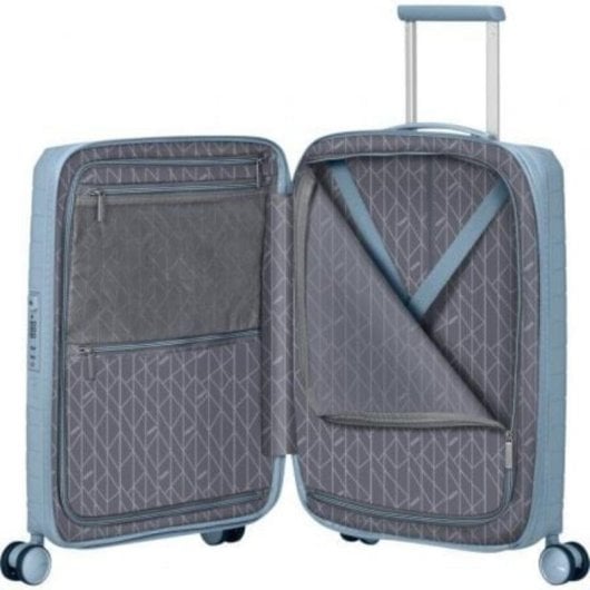 Maleta cabina American Tourister FastForward 55cm azul 4 ruedas expansible TSA
