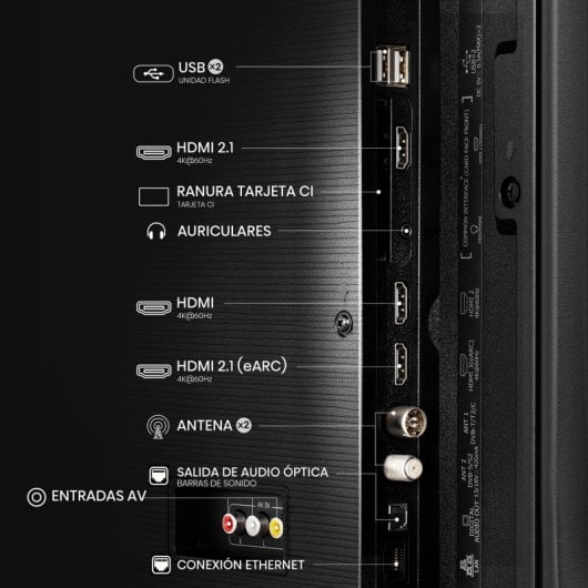 Hisense LED 43E63QT 43" 4K UHD Smart TV VIDAA HDR Dolby Vision