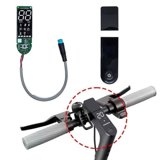 Display Xiaomi 1S Essential Pro2 Visualización Velocidad y Batería Dos Conectores Freno