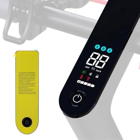 Tapa Display Xiaomi Mi 4 Recambio Original para Patinete Eléctrico Negro