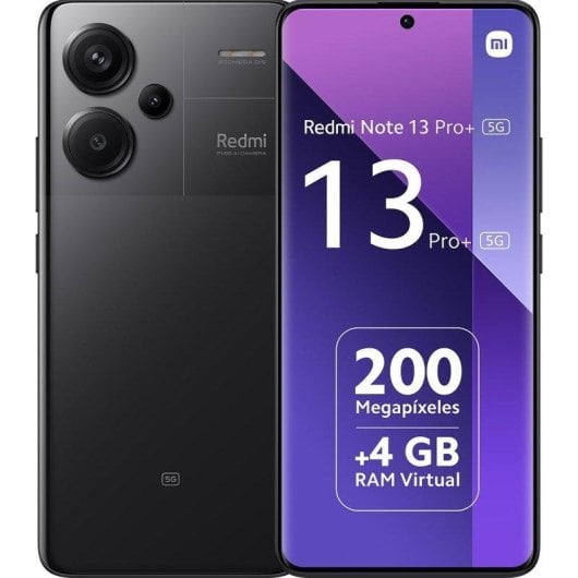 Xiaomi Redmi Note 13 Pro Plus 8GB 256GB 6.67" AMOLED 120Hz 5G Dual SIM Kamera 200MP Android 13 Schwarz