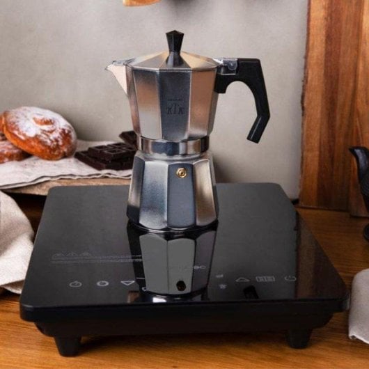 Piastra a induzione Cecotec Full Crystal Onyx 2000W 4 Programmi Touch