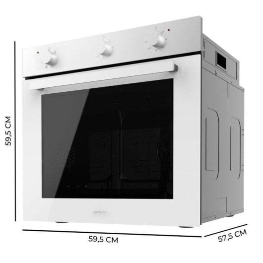 Horno eléctrico Cecotec Bolero Hexa M236000 70 litros Blanco con vaporizador y autolimpieza