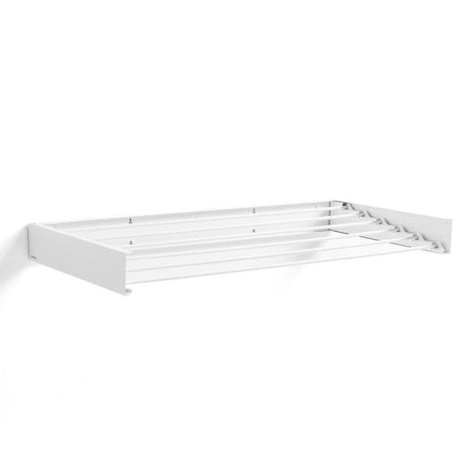 Innovagoods Dryva 100 Tendedero De Pared Plegable Extensible Retráctil Blanco 100 X 9,5 X 2,5 Cm