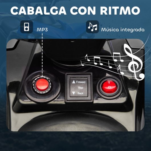 Aiyaplay Quad Eléctrico Para Niños 6 V 70x42x45 Cm Azul