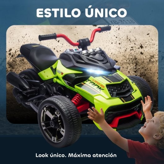 Aiyaplay Quad Eléctrico Para Niños 12v Con 2 Motores Velocidad Hasta 5?km/h