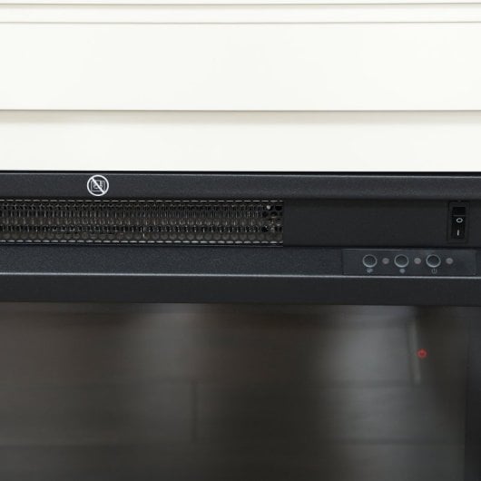 Homcom Chimenea Eléctrica Empotrable Con Efecto De Llama 12 Colores De Llama