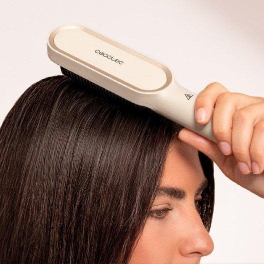 Escova alisadora Cecotec Instantcare Lisse cerâmica 5 temperaturas 24 dentes