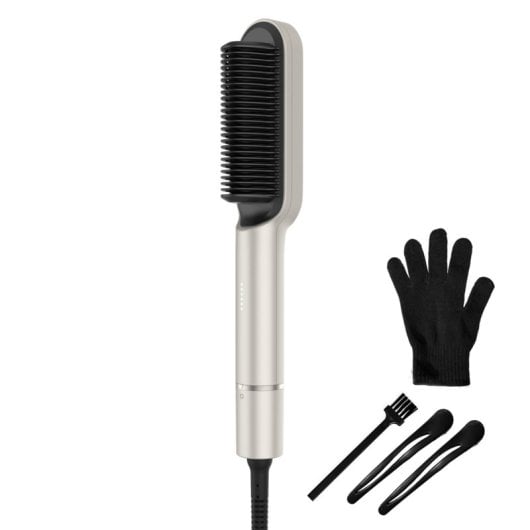 Escova alisadora Cecotec Instantcare Lisse cerâmica 5 temperaturas 24 dentes