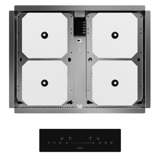 Piastra a induzione Cecotec Bolero Squad I 4300 Invisible FullFlex 60 cm 7200W controllo Slider