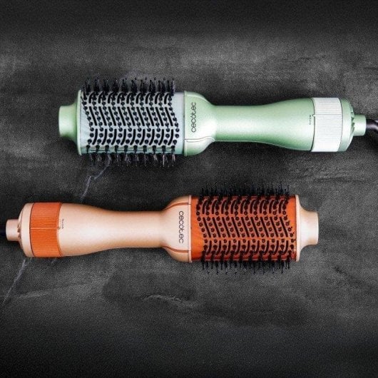 Warmluftbürste Cecotec Ceramiccare Unique Olive 1200W Keratin Arganöl 3 Modi