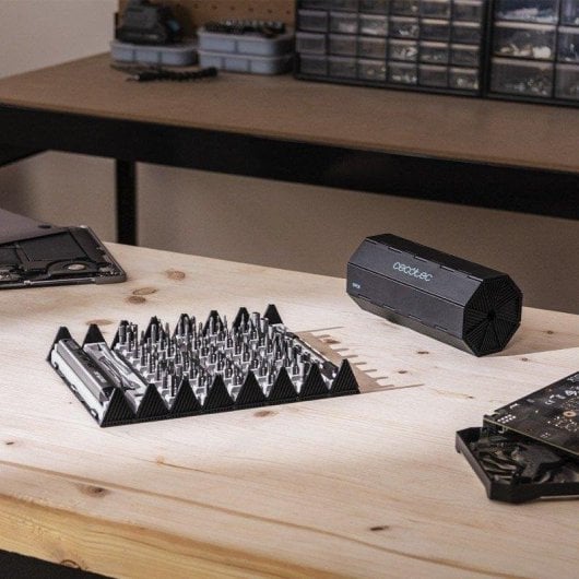 Destornillador eléctrico Cecotec Precissiongyro 5000 Infinity Auto Kit precisión 128 piezas