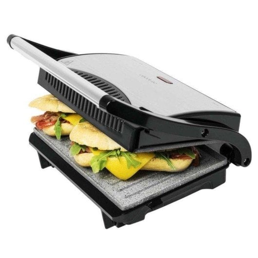 Parrilla eléctrica Cecotec Rock'n Grill 700W revestimiento Rockstone 23x14,5cm