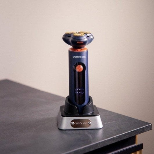 Afeitadora Cecotec PrecisionCare Aluminium Pro cuchillas titanio 80min LCD IPX6