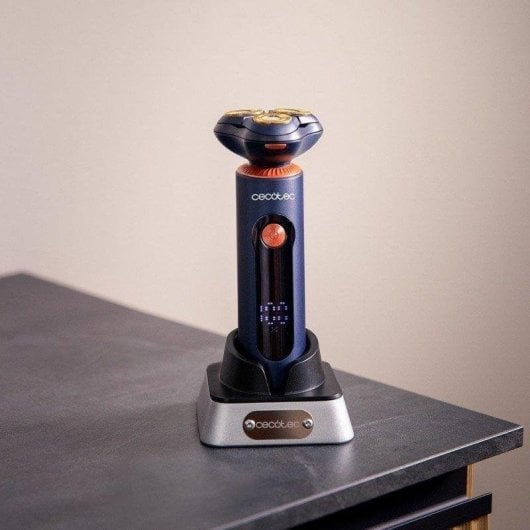 Afeitadora Cecotec PrecisionCare Aluminium Pro cuchillas titanio 80min LCD IPX6