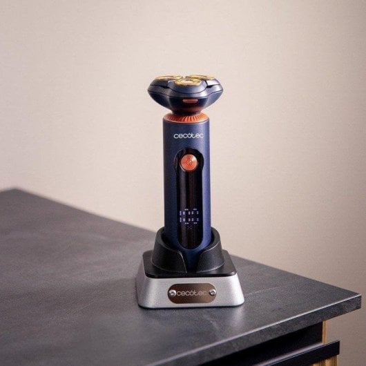 Elektrorasierer Cecotec PrecisionCare Aluminium Pro Kabellos 80min Nass- und Trockenrasur LCD