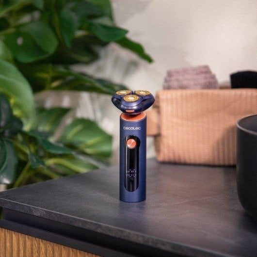 Afeitadora Cecotec PrecisionCare Aluminium Pro cuchillas titanio 80min LCD IPX6